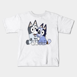 Bluey MUffin Design 6 Kids T-Shirt